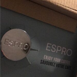 Brand New never used esprit press ultra stainless steel all new parts.